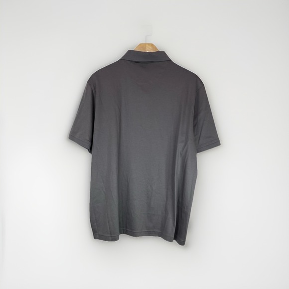 UNTUCKit Shirt Mens XL Damaschino Medallion Polo Golf Gray Performance - Picture 3 of 9